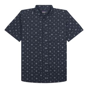 Patagonia Men's Go To Shirt Fire Floral: New Navy - Men's Small
